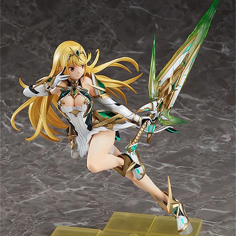 

Scale Anime Action Figure Xenoblade 2 Chronicles Game Fate Over Pyra Fighting Ver Model PVC Collection Dropshipping Toy 27cm