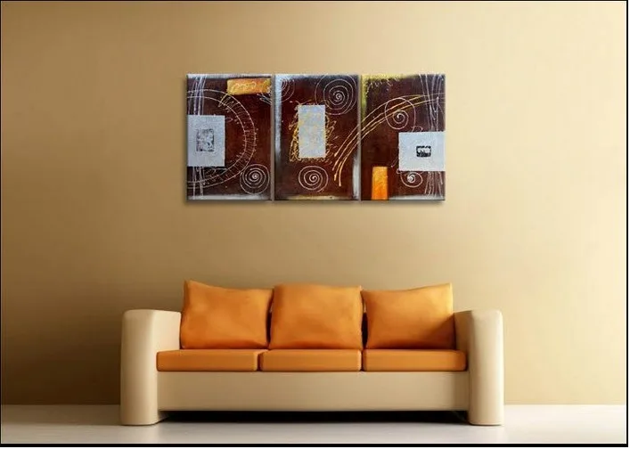 Original 3 Oil Painting Canvas Art Contemporary B341 | Дом и сад