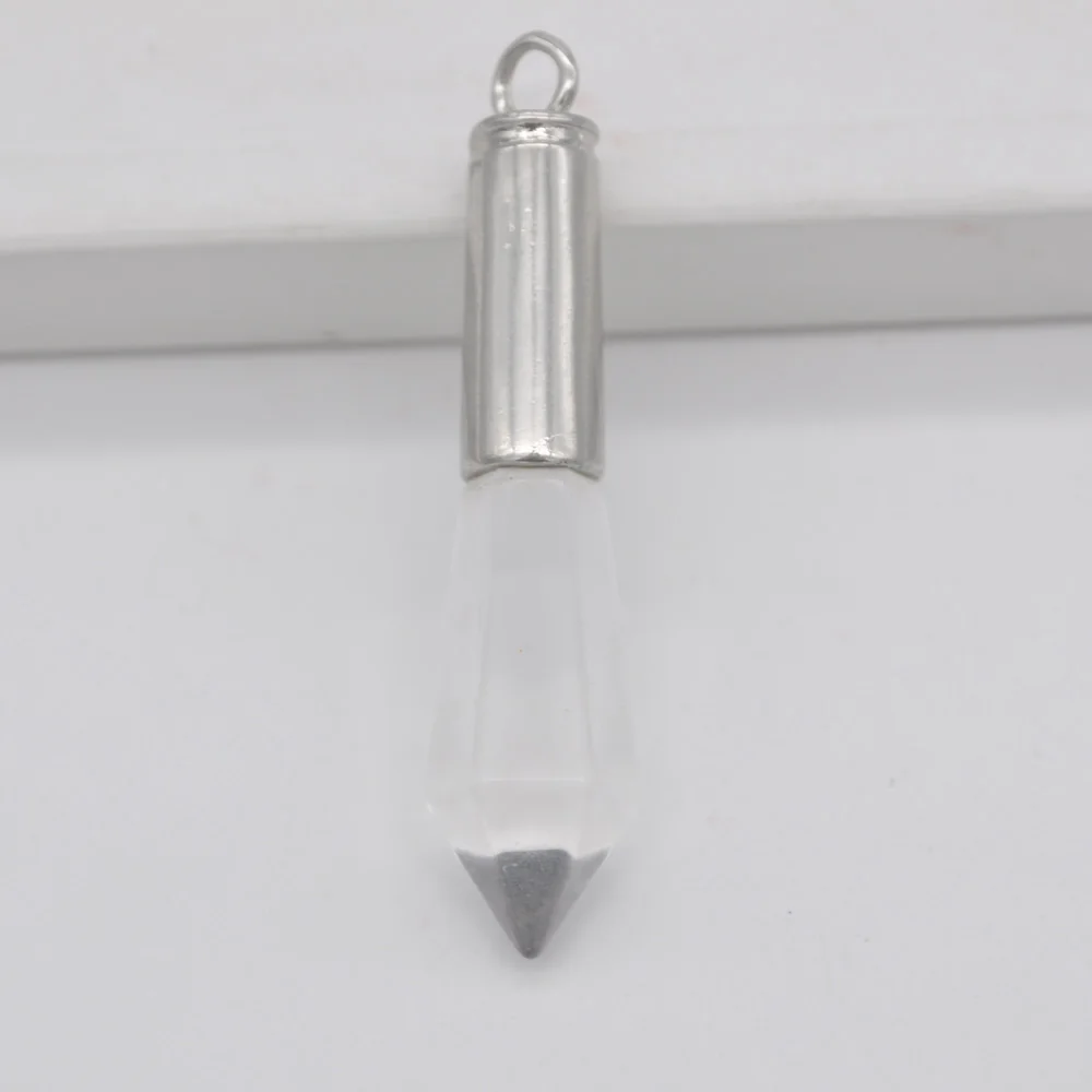 Natural Clear Crystal Bead GEM Pendant Jewelry For Gift W028 | Украшения и аксессуары