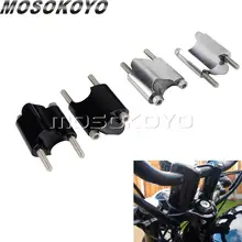 2010- " бар черный/польский руль стояк 2" удлинитель 50 мм Проставка блок для Harley Sportster XL1200X XL 48