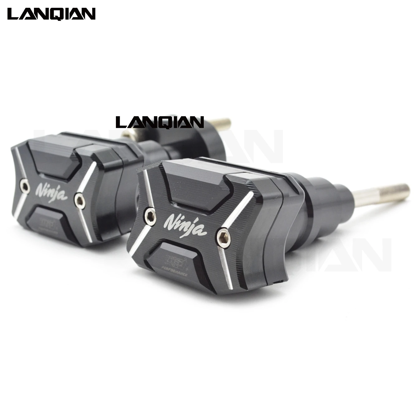 

BLACK CNC Aluminum Motorcycle Frame Crash Pads Engine Case Sliders Protector For Kawasaki Ninja ZX6R/636 2007-2008