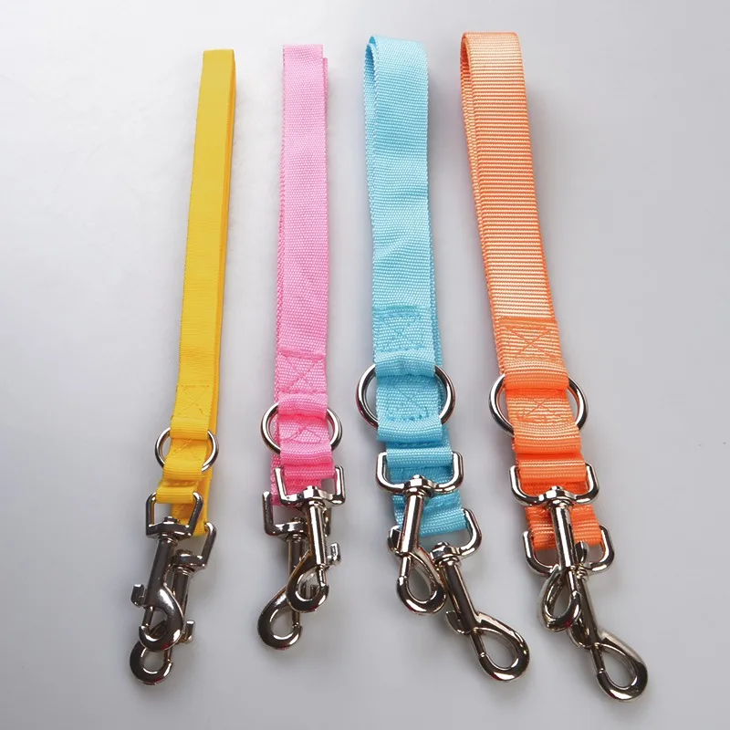 

4 Colors Dog Leash Multiple Dual Couple Two Pet Dog Nylon Walking Leash Puppy Leads Double 2 Heads