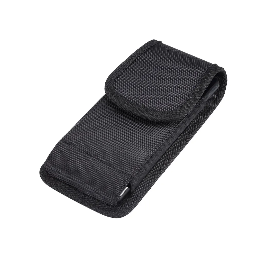 Universal Waist Bag Men Oxford Cloth Nylon 4.7-6.9 inch Mobile Phone Fanny Pack Durable Outdoor Waterproof Belt Bag black