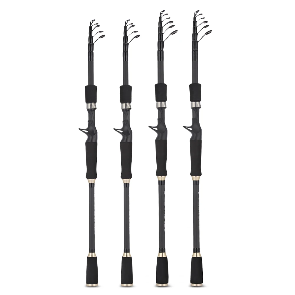 LEO Carbon Telescopic Spinning Fishing Rod Ultralight Fish Fishing Pole Spinning Rod Carp