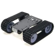 Мини TP101 умный Танк шасси гусеничный шасси дистанционное управление платформа с двойным двигателем постоянного тока для Arduino новое поступление