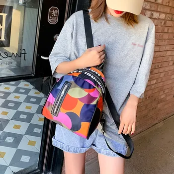 

Backpacks Fashion Ladies Classic Versatile Nylon Waterproof Backpack Student Bag Backpack рюкзак женский mochila feminina #30-35