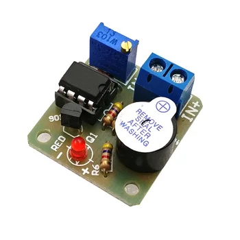 

1pcs 12V LM358 Accumulator Sound Light Alarm Board Buzzer Prevent Over Discharge Controller Module