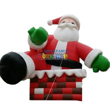 13 м высокий надувной Санта-Клаус, Дети прекрасный надувной Рождество мультфильм человек