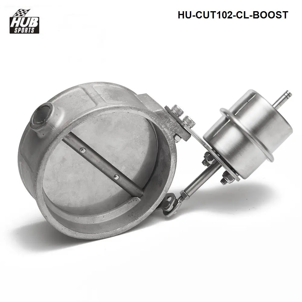 NEW Boost Activated Exhaust Cutout / Dump 102MM CLOSE Style Pressure: about 1 BAR HU-CUT102-CL-BOOST