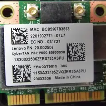 BroadCom BCM943227HM4L BCM43227 Половина мини PCI-Express Беспроводной WI-FI Card FRU: 20-002506 для Thinkpad Z370 Z570 Z475 B475 M71Z