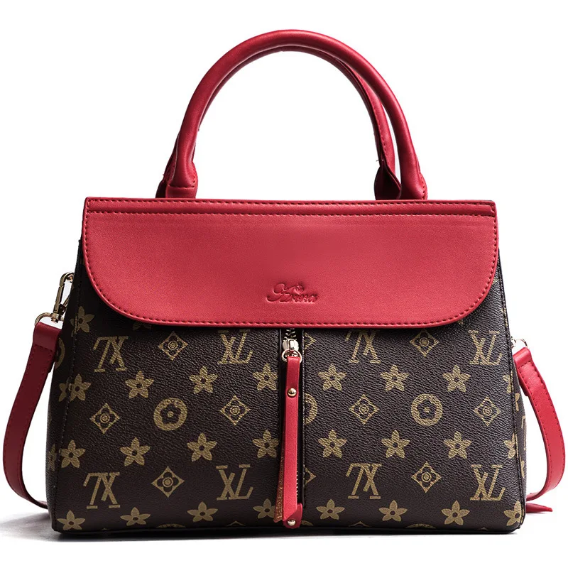 

Neue kreuz-grenze druck klappe tasche Umhдngetasche Frauen Handtasche retro niet Weibliche Schulter Taschen Damen Partei Handtas