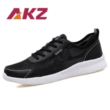 AKZ 2019 New Summer Shoes Man casual shoes Mesh Comfortable Breathable Outdoor Walking Shoes Light Male Flats Lace up AKZ 2019 New Summer Shoes Man casual shoes Mesh Comfortable Breathable Outdoor Walking Shoes Light Male Flats Lace up