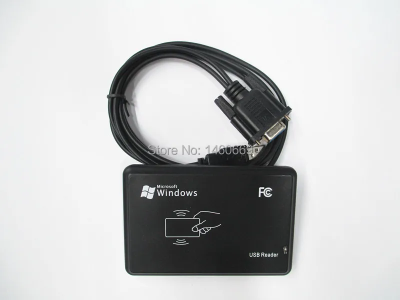 RS232 125Khz RFID Reader Proximity EM4100 ID Card Sensor for Access Control 