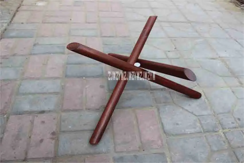 Новый Портативный трехногий твердой древесины вяза складной стул кожаное сиденье Гостиная мебель деревянная штатив стул для наружного/