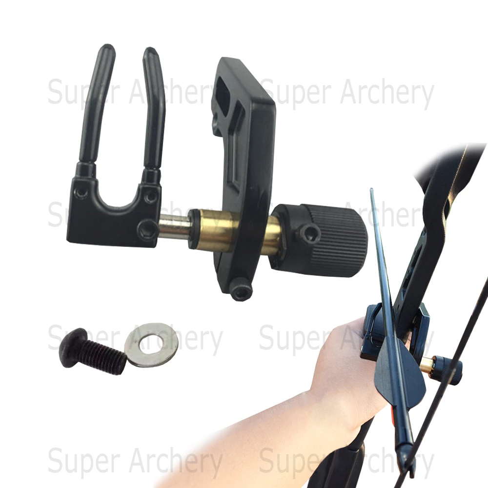 

Archery Bow Rest Recurve Compound Bow Drop Arrow Rest RH - Black