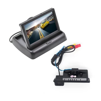 

Gianloon 4.3" TFT LCD Car Monitor + Car Trunk Handle Camera Rear View HD Camera for BMW E60 E61 E70 E71 E72 E82 E88 E84 E90 E91