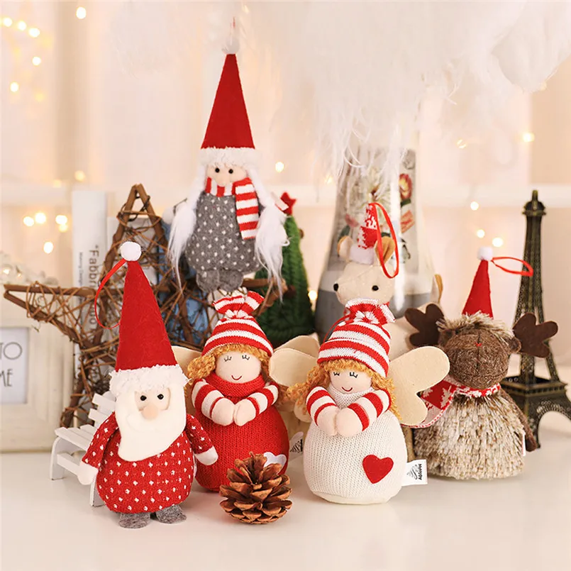 Xmas Ornament Hanging Christmas Decorations For Home Christmas Tree Decorations New Year Gift Home Decor Navidad #F#15OR2513