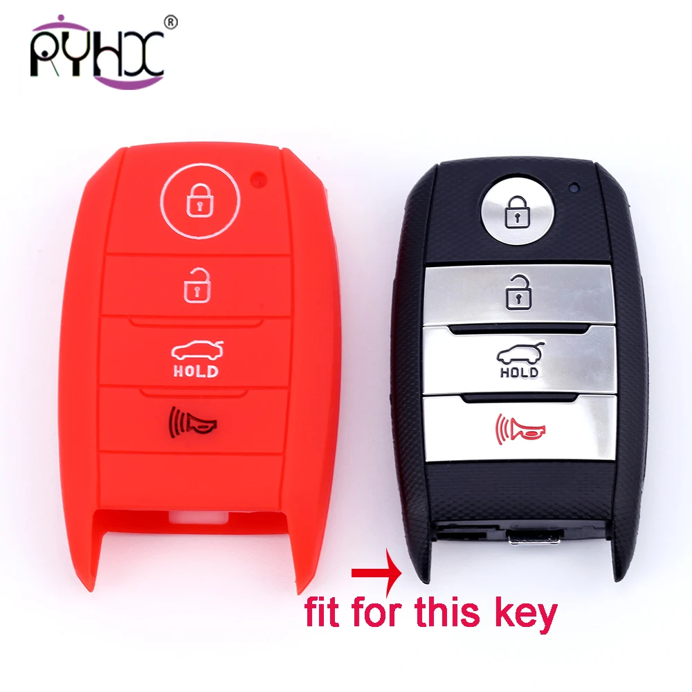 Buy 2 send one Silicone Car Key Cover Case Holder for KIA K3 Forte Sorento Optima Rio Smart For No Logo | Автомобили и мотоциклы