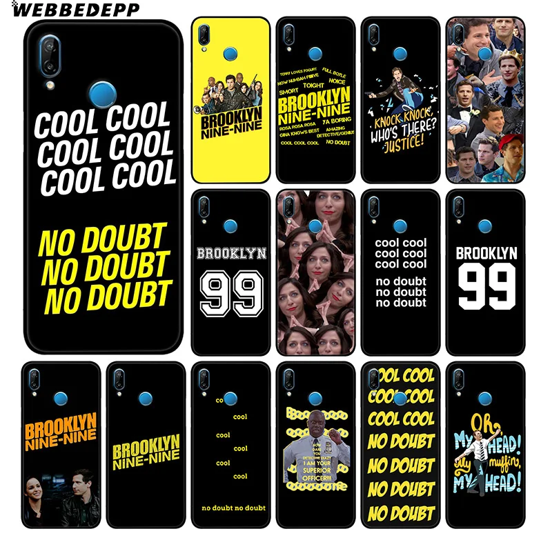Мягкий чехол WEBBEDEPP Brooklyn Nine для Huawei P30 P20 Pro P10 P9 Lite 2017 P Smart 2019 &amp Nova 3 3i Y9 |