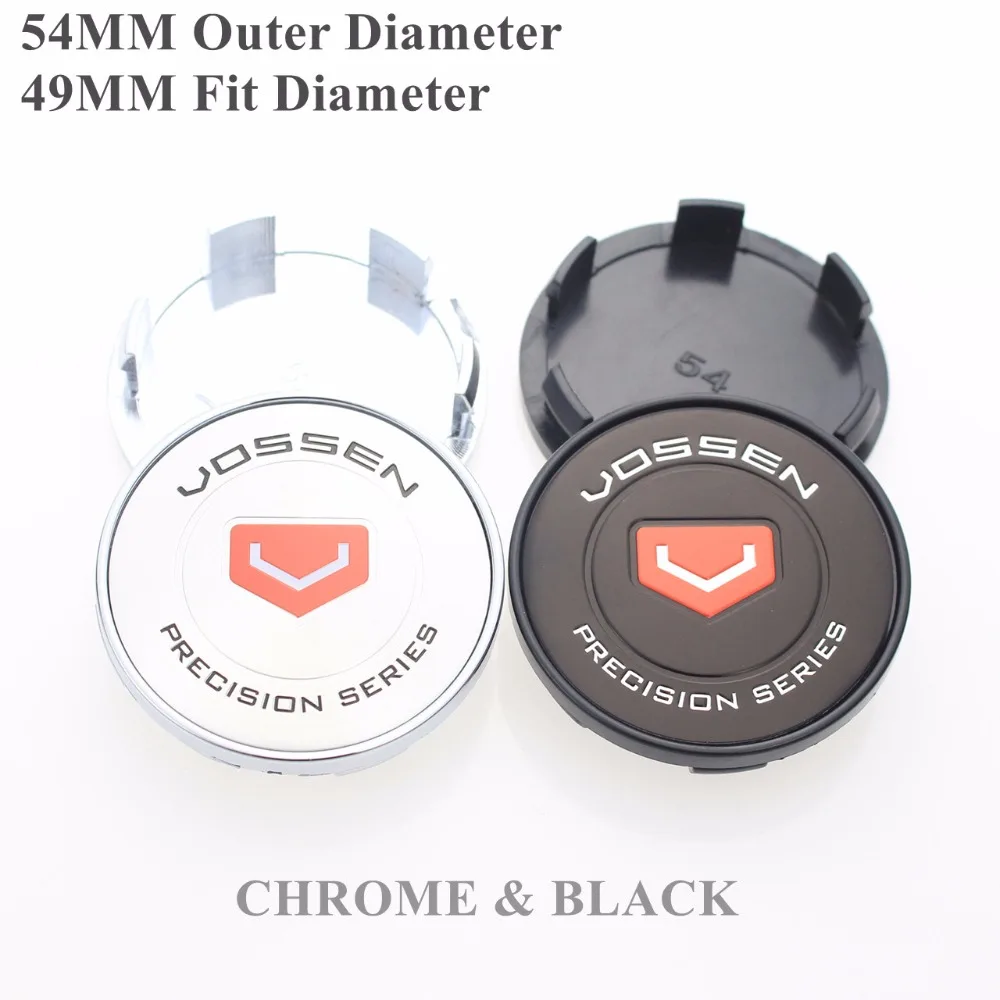 54MM Cap For Rims / 49mm Inner Diameter Wheel Center Cap With VOSSEN