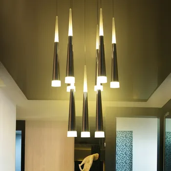 

Art Meteor LED Cone Pendant Lights Restaurant Cafe Bar Originality Lamp Aluminum Led Lighting Suspension Lamp Dorplight Art