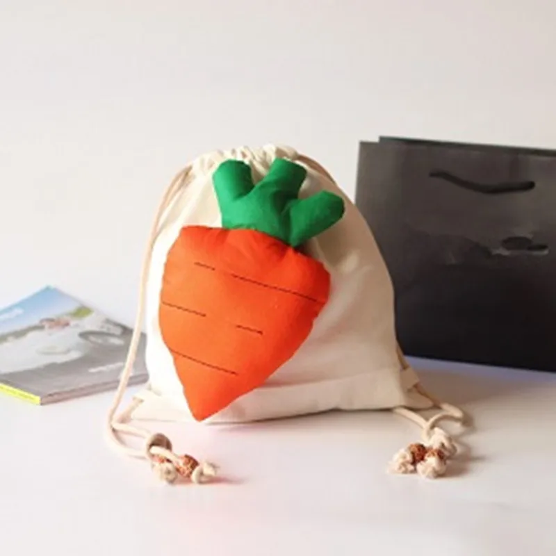 Женский милый рюкзак с морковками 3D печать путешествия Softback женская сумка на шнурке мужские рюкзаки Повседневная Уличная портативная