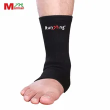 Дышащий эластичный Фиксатор лодыжки Поддержка для мужчин женщин Баскетбол Футбол против растяжения лодыжки защитный коврик защита Прямая