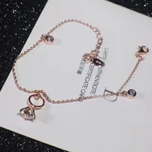 Дизайнерский Модный 925 пробы, серебряные украшения, 3А, кубический цирконий, вечерние браслеты