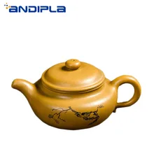 270cc аутентичный китайский чайник для заварки чая чайник из красной глины Китай здоровья чайный набор кунг-фу античный Fanggu чайник горшок Fang Gu горшок винтажная чайная посуда