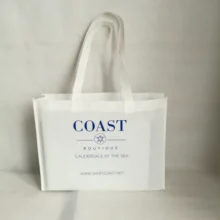 500 шт/партия, 30Hx40x10cm белый, Нетканый мешок для покупок, продуктовый мешок, для обуви, магазин одежды, подарок, выставка