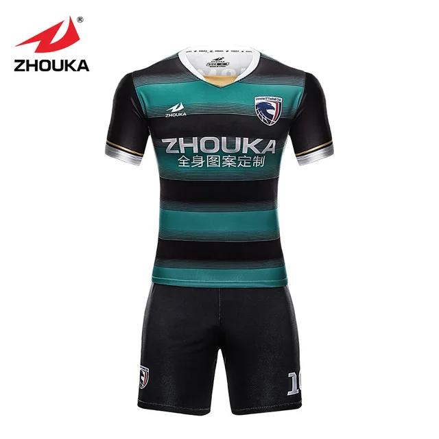 2017 2018 último diseño personalizado camiseta de fútbol