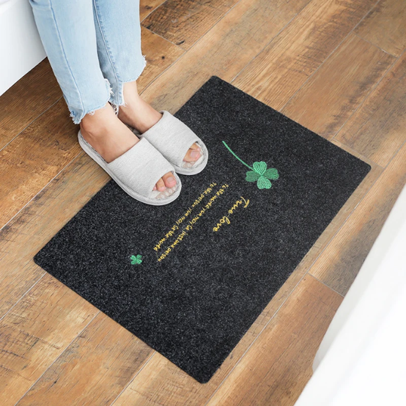 Stylish Cute Home Four leaf Clover Pattern Convenience Area Rug Room