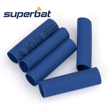 Superbat провода обёрточная муфта 3,5 мм диаметр 18 мм длинные Термоусадочные трубки 100 шт синий