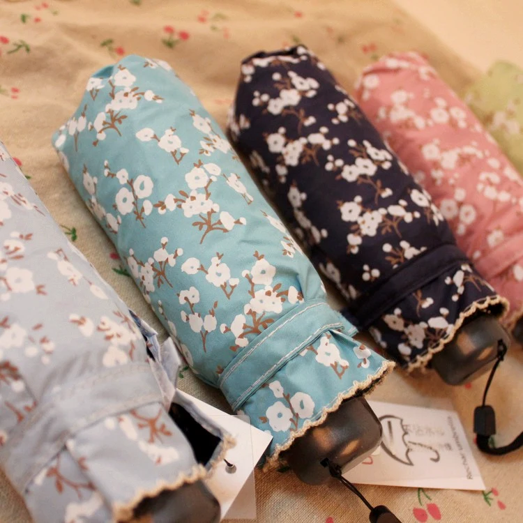 

Small Pocket Sunshade Umbrella Five Folding Rain Umbrella Waterproof Wind Resistant Small Pocket Umbrella Sombrinha De Chuva