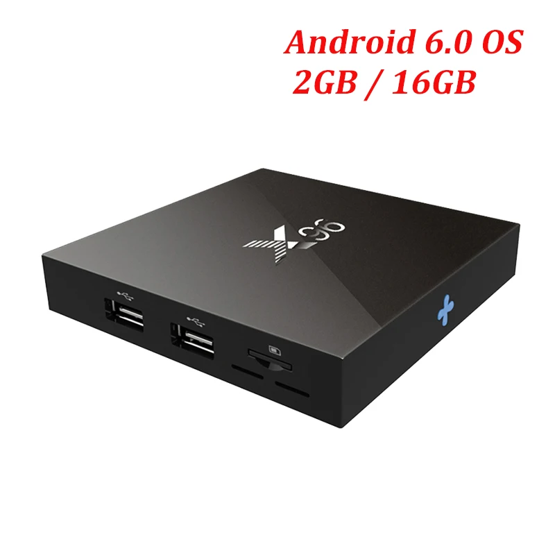 X96 Android 6,0 Smart tv Box 4 K x 2 K Full HD Amlogic S905X 1G/8G 2G/16G 2,4 GHz WiFi HD 2,0 умный медиаплеер PK T95X box - Цвет: X96 2GB 16GB