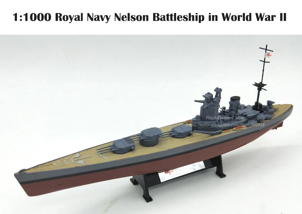 1:1000 военно-морской флот Нельсон броненосец во Второй мировой войне сплав корпуса Коллекция Модель