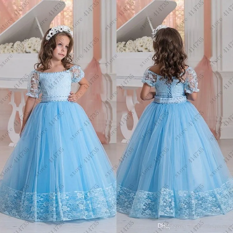 Синее длинное бальное платье vestidos de daminhas de honra; платья для первого причастия для девочек;