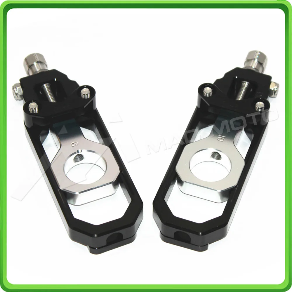 Motorcycle Chain Tensioner Adjuster fit for HONDA CBR 600 RR CBR600RR 2005 2006 Black & Silver (5)