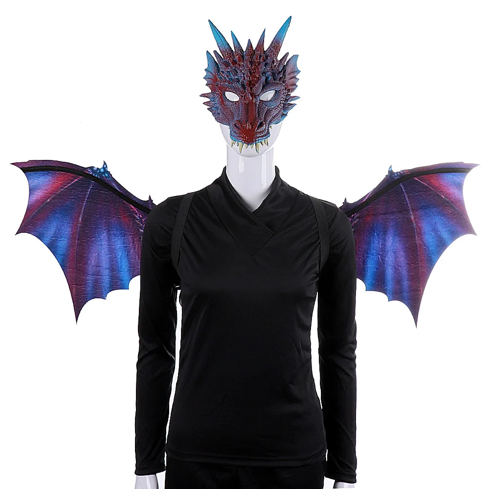 

Adult Boy and Girl New Year Decoration Carnival Party Halloween carnival adult dragon decorations Cosplay wings props