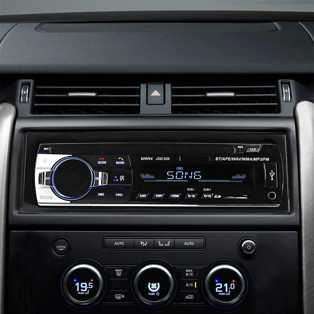 1 шт. Авторадио Bluetooth din автомобильный Аудио мультимедийный MP3 плеер приемник для