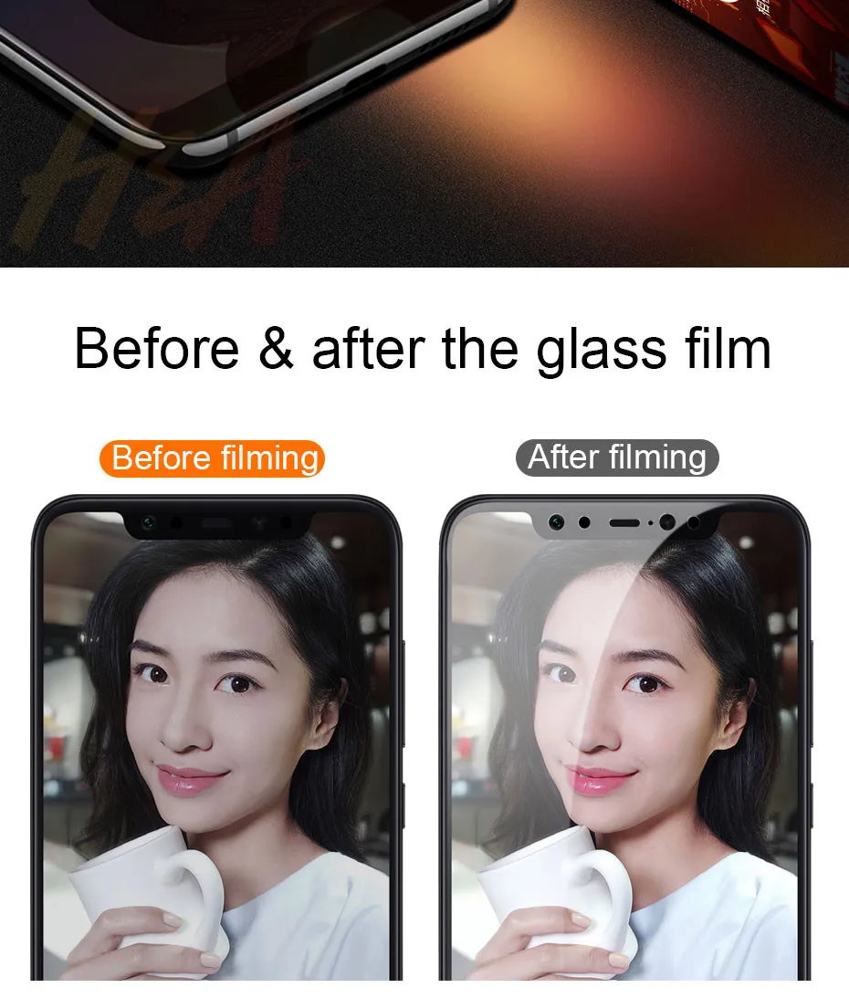 Закаленное стекло H& A с защитой от царапин 0,26 мм для Xiaomi mi 8 SE 5X 5S Plus mi 6 защитная пленка Pocophone F1 защитное стекло