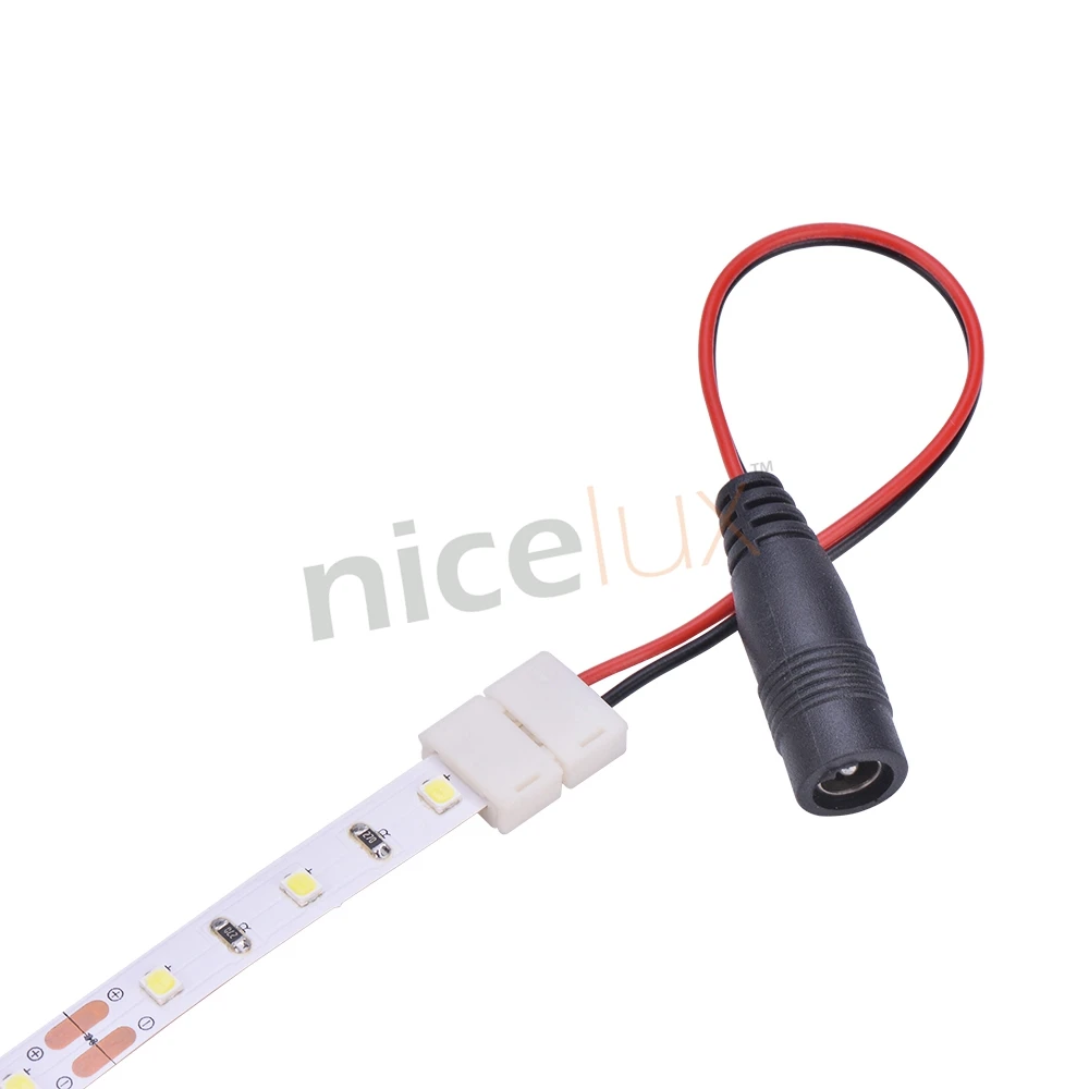 5 шт. 2 контактный разъем для светодиодной ленты с разъемом постоянного тока IP20 IP65