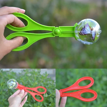 

Multifunctional Clamp Toys Bug For Kids Collection Plastic Insect Catcher Scissors Camping Educational Clip Handy Random Color
