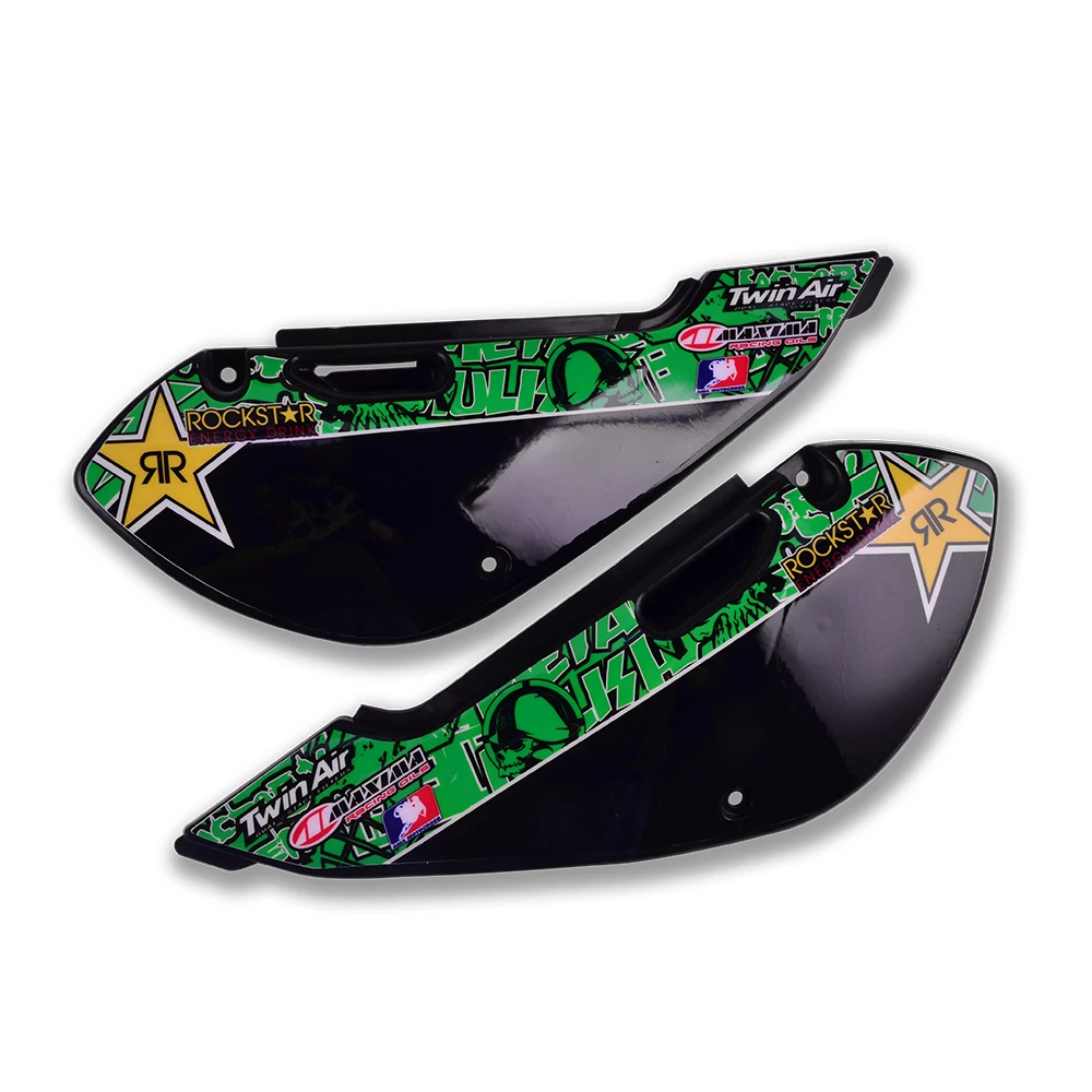 Полностью пластиковые наклейки с графикой для Kawasaki KX65 KLX110 Suzuki DRZ110 Thumpstar Pitpro 140 150 160