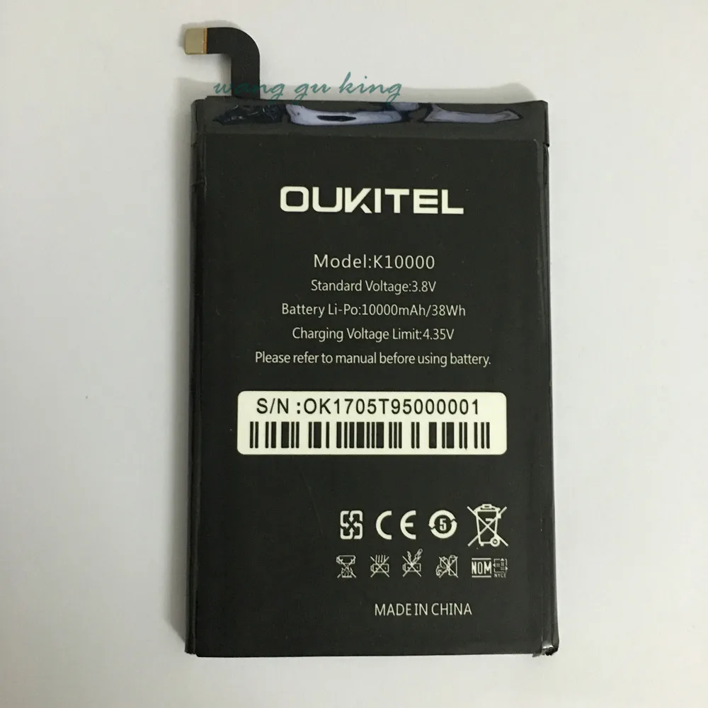 Oukitel k10000 аккумулятор большой емкости 10000 мАч Замена батареи для oukitel k10000 мобильного телефона