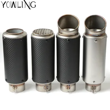 

Universal 51mm Motorcycle Motocross Scooter Exhaust Pipe Muffler for Honda Z800 R6 R25 CBR 190 500 ninja 250 250R 300 300R 300X