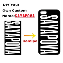 Diy nome personalizado foto da capa case para iphone 4 4s 5 5s 5c 6 6 s além de samsung galaxy s3 s4 s5 mini s6 s7 borda a3 a5 a7 j5 j7 2016