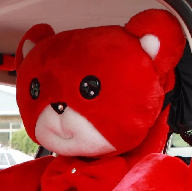 Mei-Mei-Bear-Car-Seat-Cover-Interior-Accessories-Set-Universal-Steering-Wheel-Covers-Milk-Velvet-14