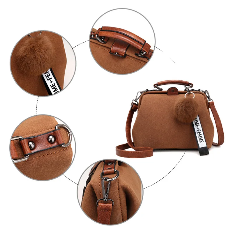 Women Shell Handbag PU Female Shoulder Bag Fashion Luxury Handbags Crossbody Messenger Bags Lady Pompom Clutch Bolsa SS0393 (11)