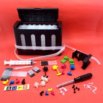 

YOTAT Universal 4 colors DIY CISS kit with accessories compatible for HP 21 22 60 61 56 57 74 75 901 121 300 PG40 50